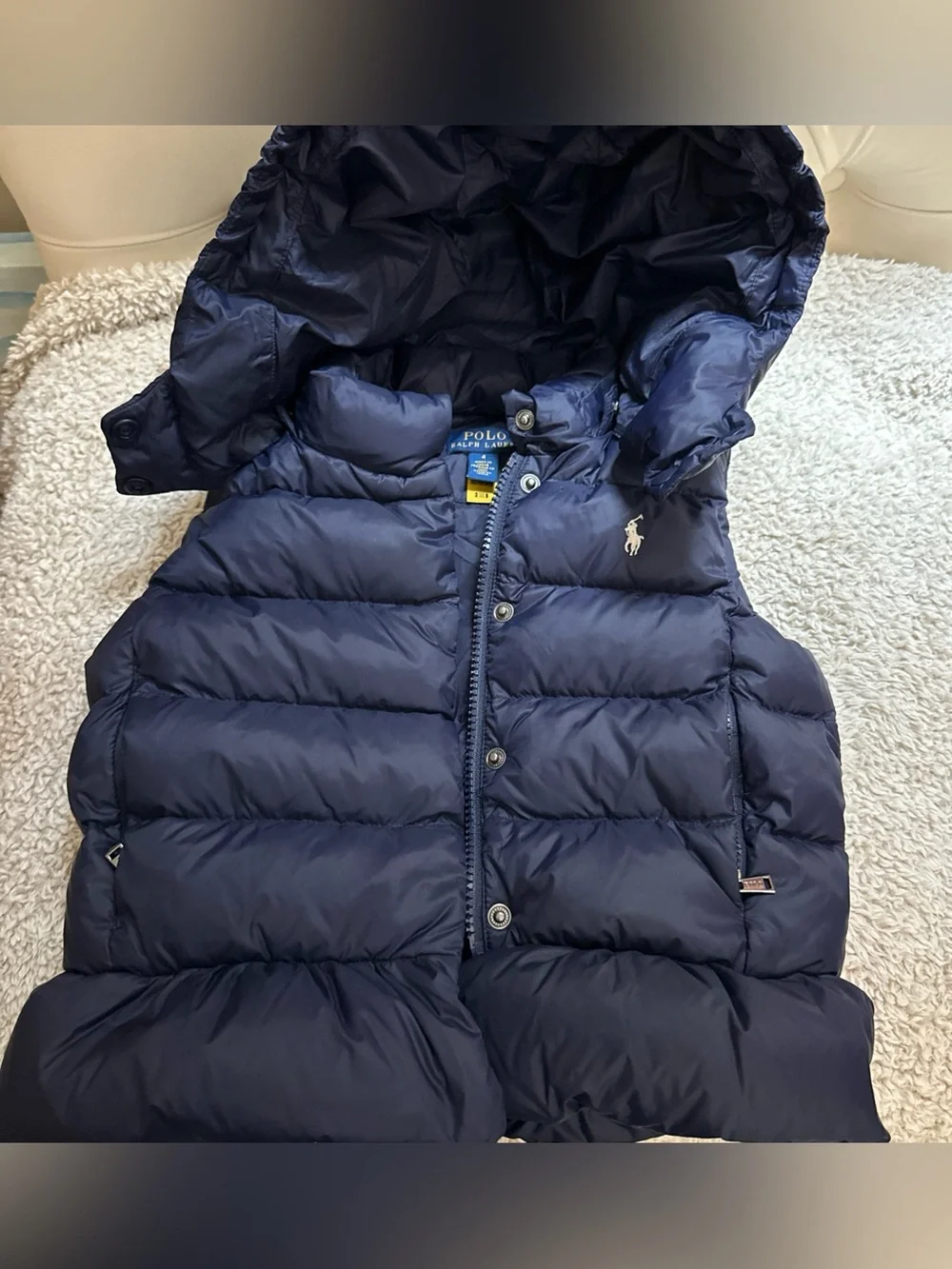 Kids Polo Ralph Lauren Puffer Down Vest,4